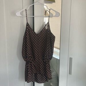 Silky dress tank blouse